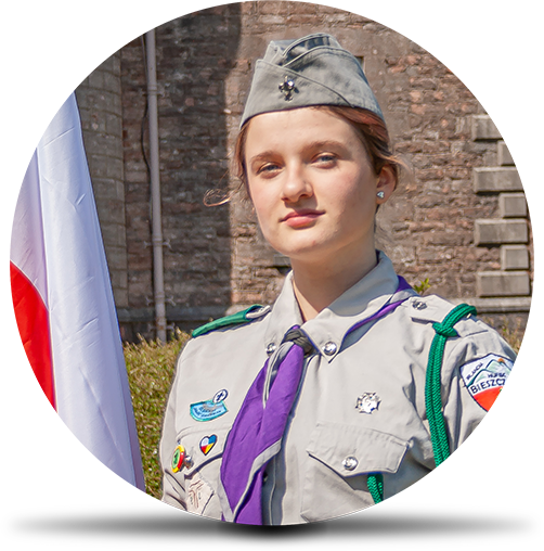 Marta portret kolo i cien