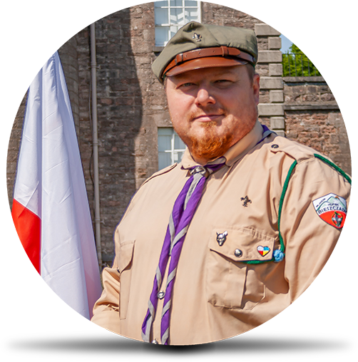 Przemek portret kolo i cien